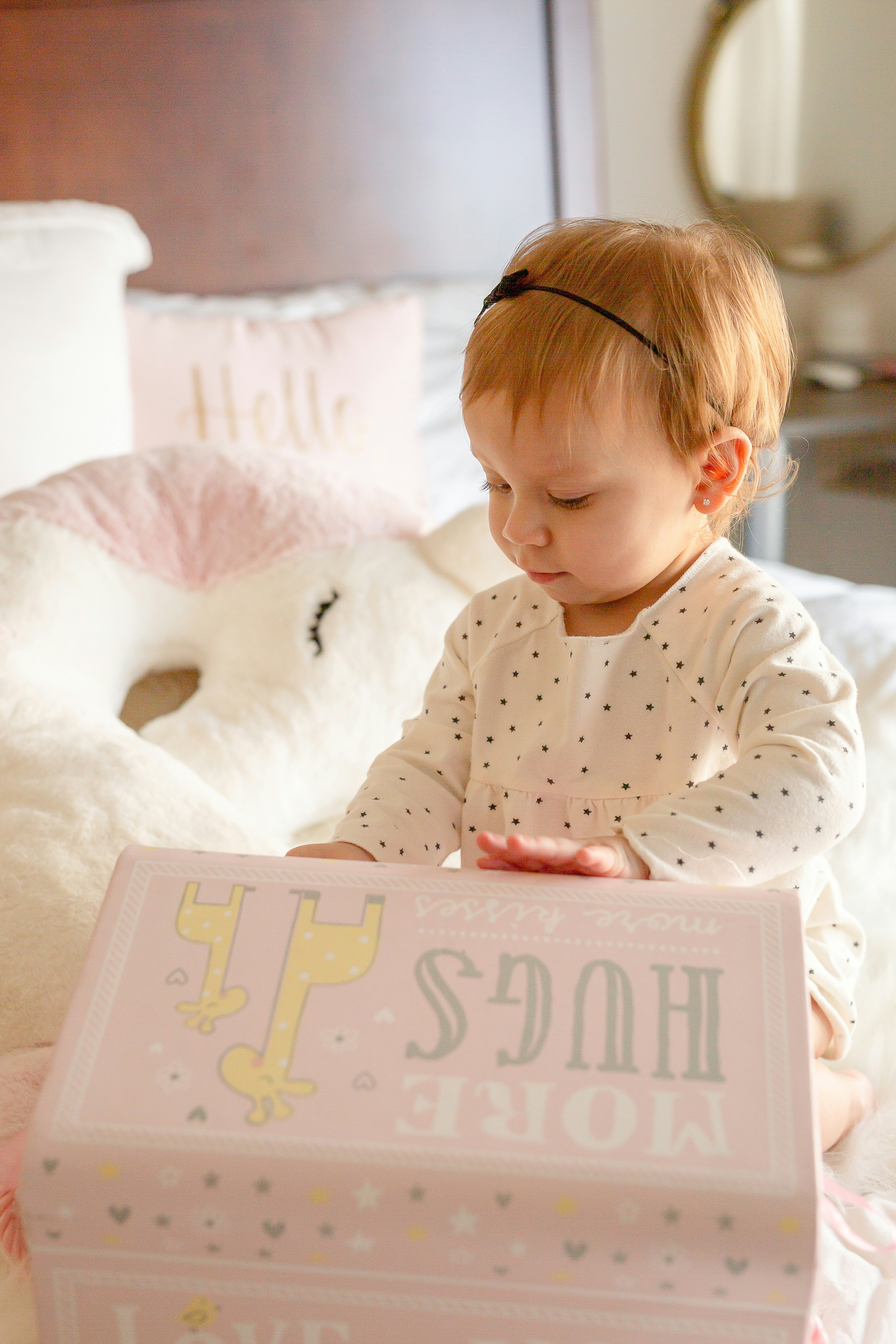 Child playing with toys.